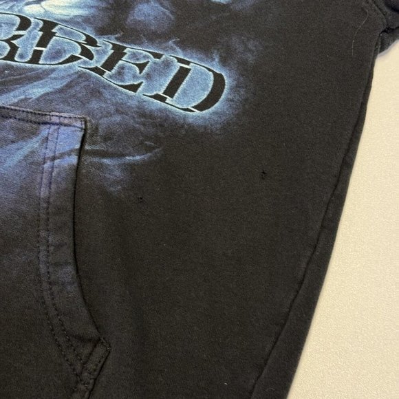 Disturbed Asylum Band Hoodie Adult Small Black Big Print Rock Sweatshirt 2010 - Picture 5 of 15